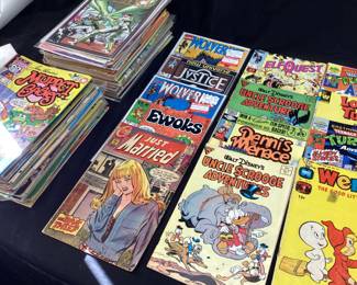 COMIC BOOK COLLECTION, MARVEL, DC, WALT DISNEY, TMNT, WOLVERINE, G.I. JOE, DENACE THE MENACE,CAPTAIN AMERICA, 