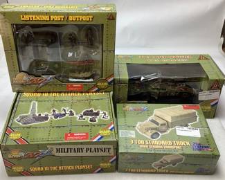 (4) THE ULTIMATE SOLDIER 1:32 SCALE