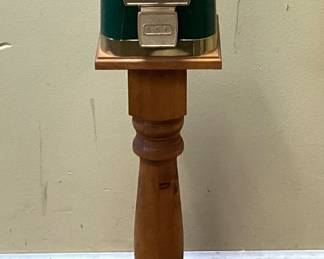 VTG. SILENT SALESFORCE INC COIN OPERATED GUMBALL MACHINE