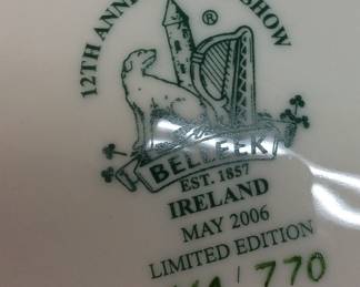 BELLEEK WILD ROSE PITCHER