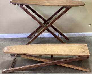 CHOICE LOT ANTIQUE IRONING BOARD