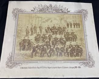 1891-1894 GERMAN FIELD ARTILLERY