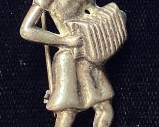 1940s NORMA JEWELRY CO STERLING SILVER PIN