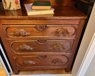 Late 1800's Victorian Walnut Chest