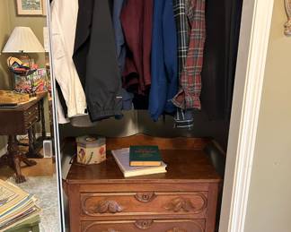 Late 1800's Victorian Walnut Chest