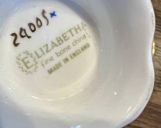 Elizabethan Jacobean Footed Teacup & Saucer