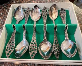 Silverplated Tea/Coffee Spoons - Made in Holland