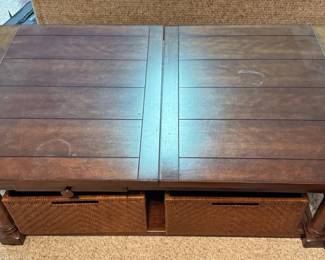 Adjustable Coffee Table With Storage 