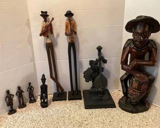 Eight MusicThemed Figurines 