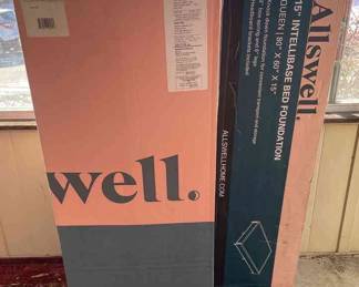 02 Allswell Queen Size Mattress And Foundation, Still In Box