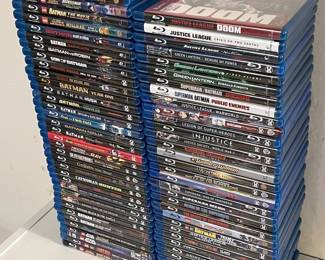 BluRay DVDs DC Superheroes, Lego, Star Wars
