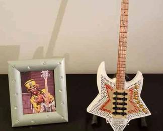 Bootsy Collins Space Bass Miniature Guitar And Small Picture
