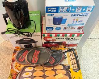 Hamilton Beach Pizza Maker, Presto Griddle, Pressure Cooker And More