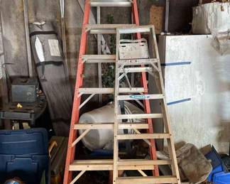 2 Werner Aluminum Ladders 6ft And 10ft