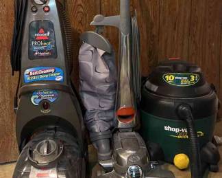 Bissell Carpet Cleaner, Kirby Vacuum 10 Gallon ShopVac