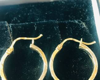 14k gold earrings