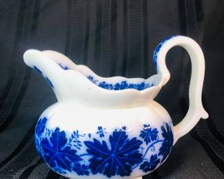 Flow blue pitcher 