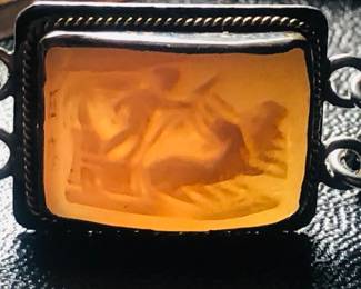 Phenomenal Carved cameo bracelet  