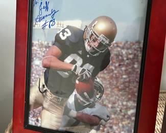 Autographed Notre Dame Photo