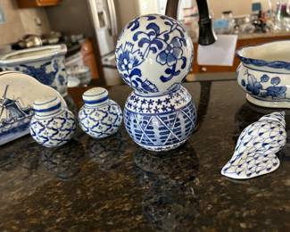 Blue and White Pottery/Decor