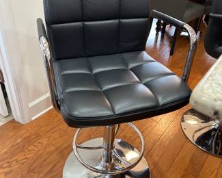 Pair of MCM style bar stools