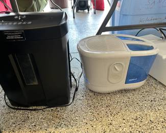 Shredder and Humidifier