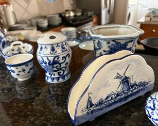 Blue and White Pottery/Decor
