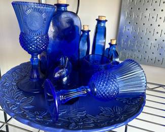 Cobalt Blue Glassware
