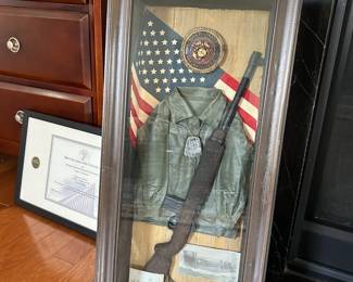 United States Marine Core Shadow Box