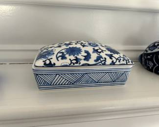 Blue and White Decor