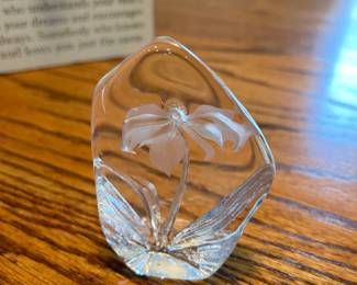 Etched Glass - Flower