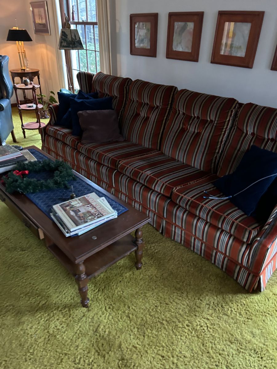 The coolest and largest vintage couch ever!