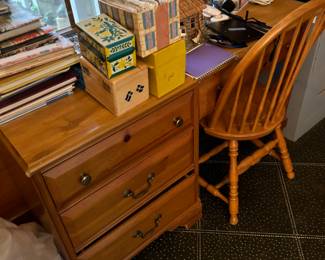 Desk and chair