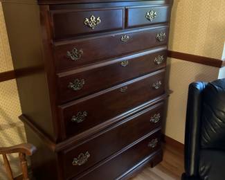 Cherry chest of drawers