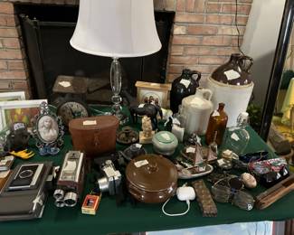 Collectibles and beautiful lamps