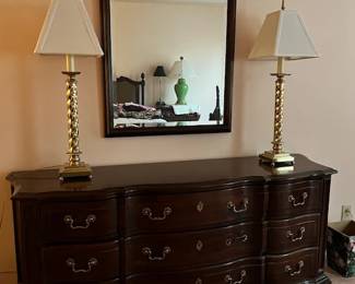 Dresser and lamps