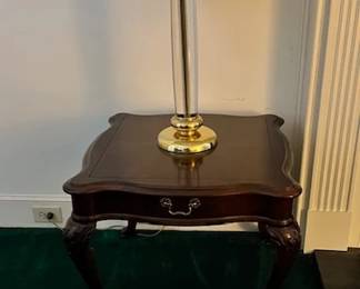 Side table and lamp