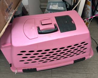 Not pictured-another dog crate size Large. 