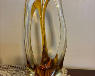 Jim Karg art glass signed 2014