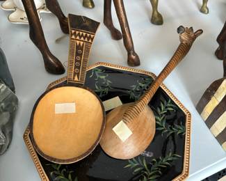 Vintage carved spoons
