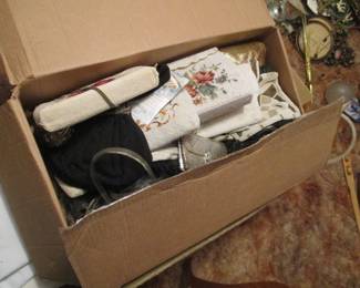 Another view of the vintage purse collection 