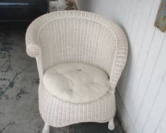 Victorian wicker chair— a good one 