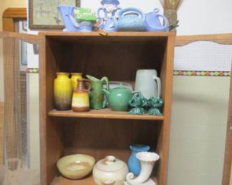 Wonderful glazed and unglazed vintage pottery-- from McCoy to Brannam