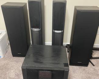 Sony stereo system speakers
