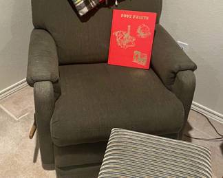 Recliner Chair and Footstool