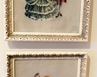 Framed  Cross Stiched Artwork