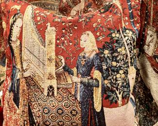 Lady and the Unicorn Tapestry Pillow Covers