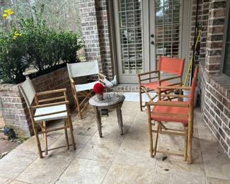 Bamboo/Canvas Directors Chairs