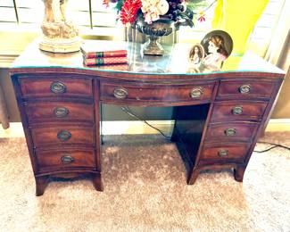 Vintage Mahogany Desk