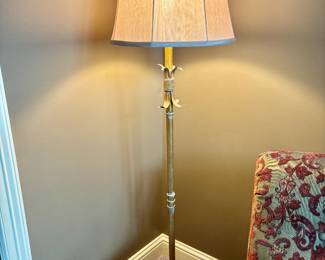 Gold Tone Floor Lamp